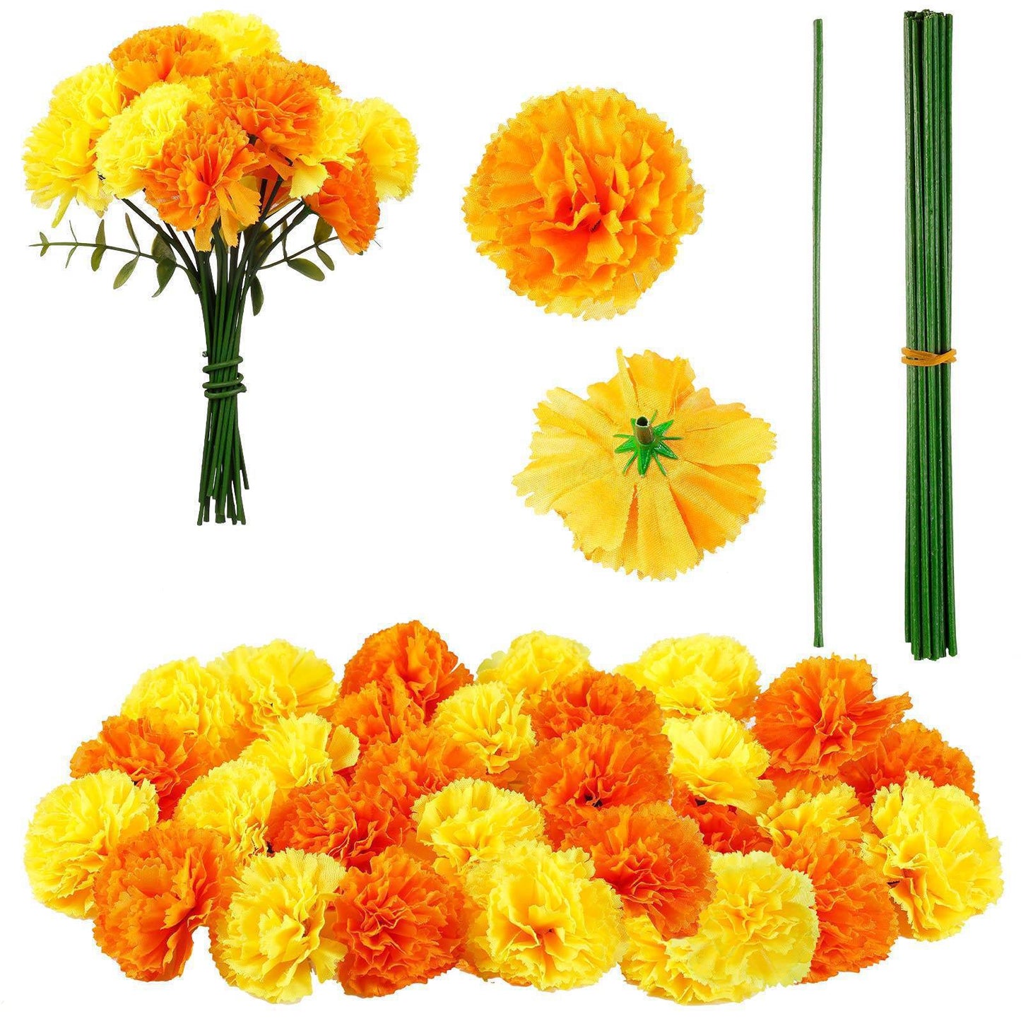 🌺Artificial Marigold Flowers