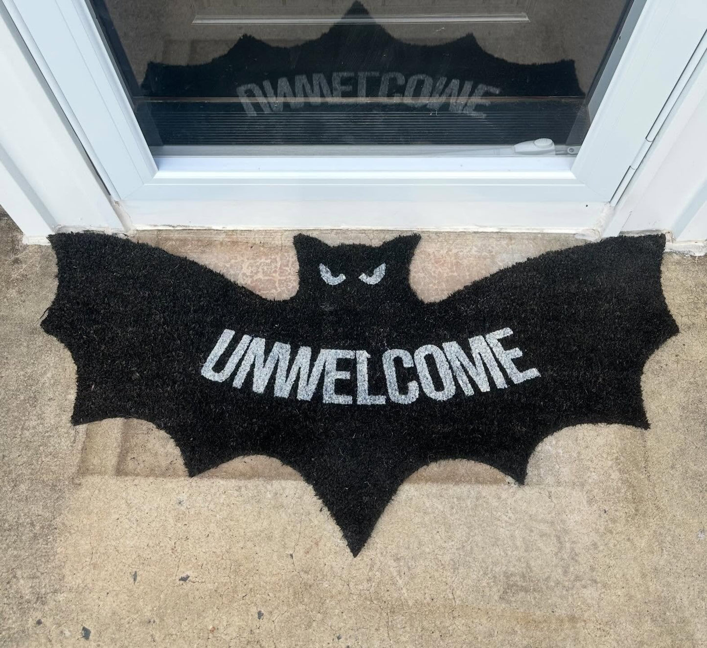 š„LAST DAY 50% OFF - š¦Unwelcome Shaped Bat Coir Mat