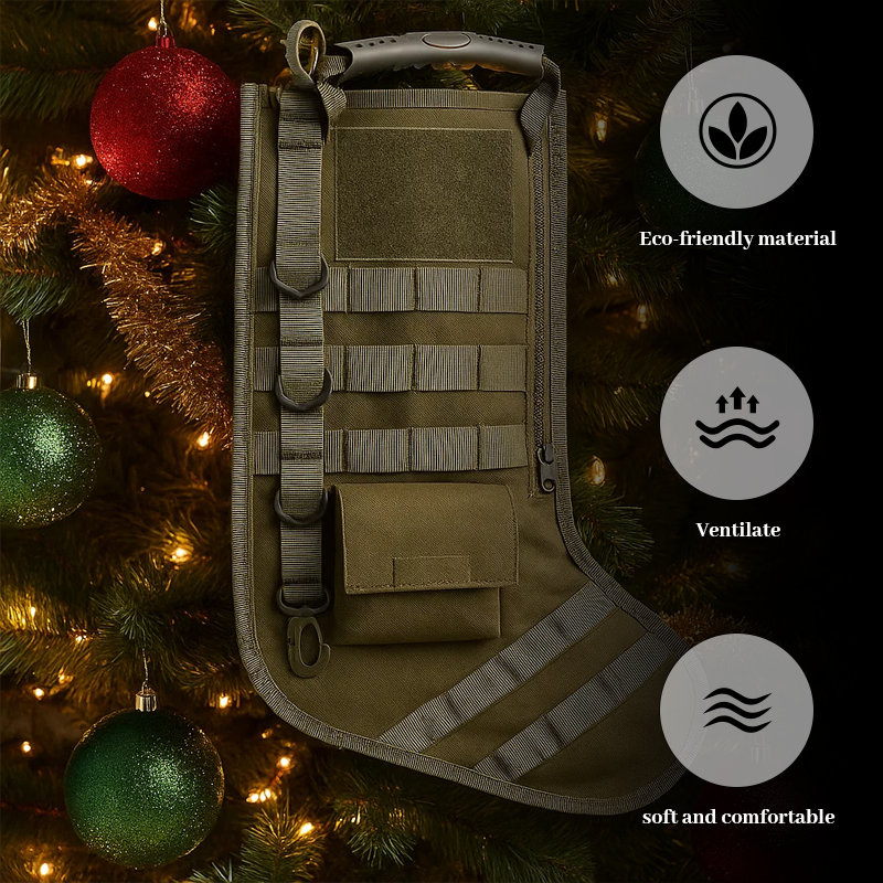 100% Handmade - Tactical Christmas Stocking