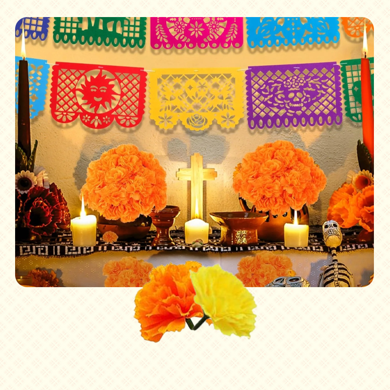 🌺Artificial Marigold Flowers