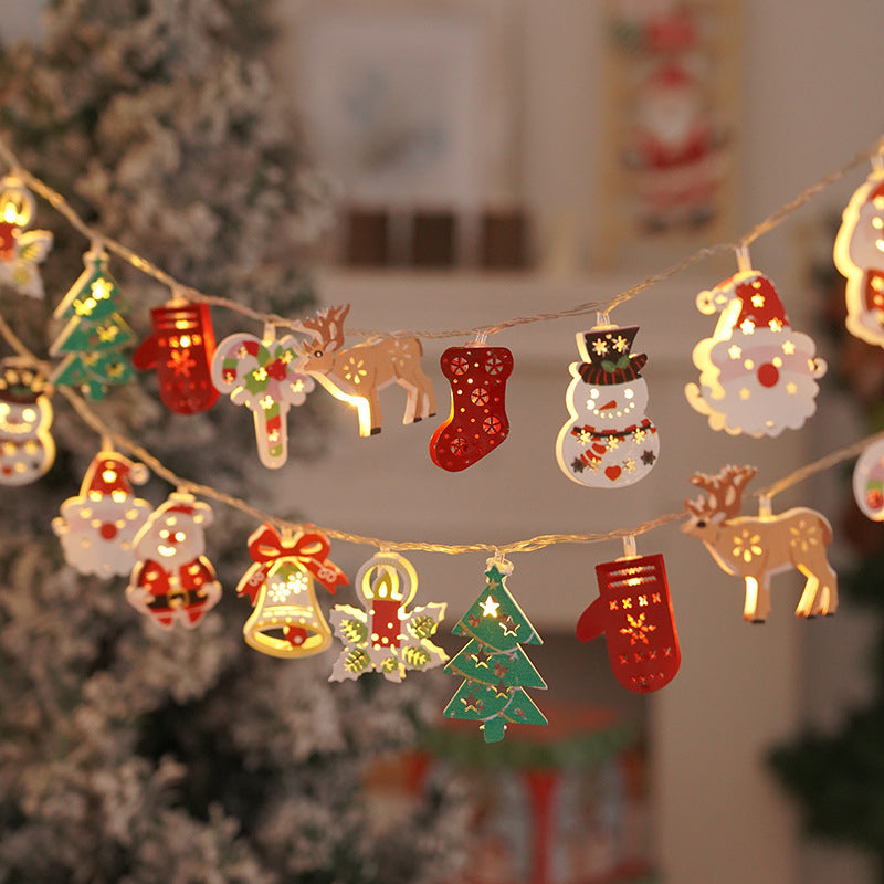 🎄 Santa Claus LED String Lights – Festive Holiday Decoration