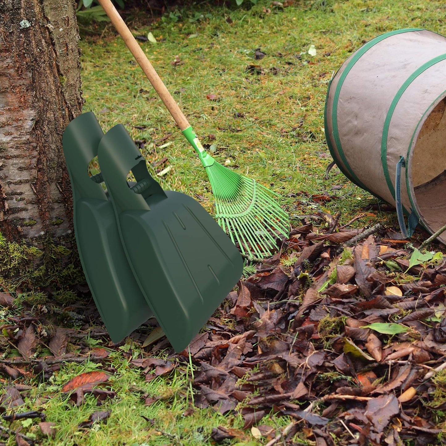 Leaf Scoops Hand Rakes - Lightweight, Durable Grabber Tool