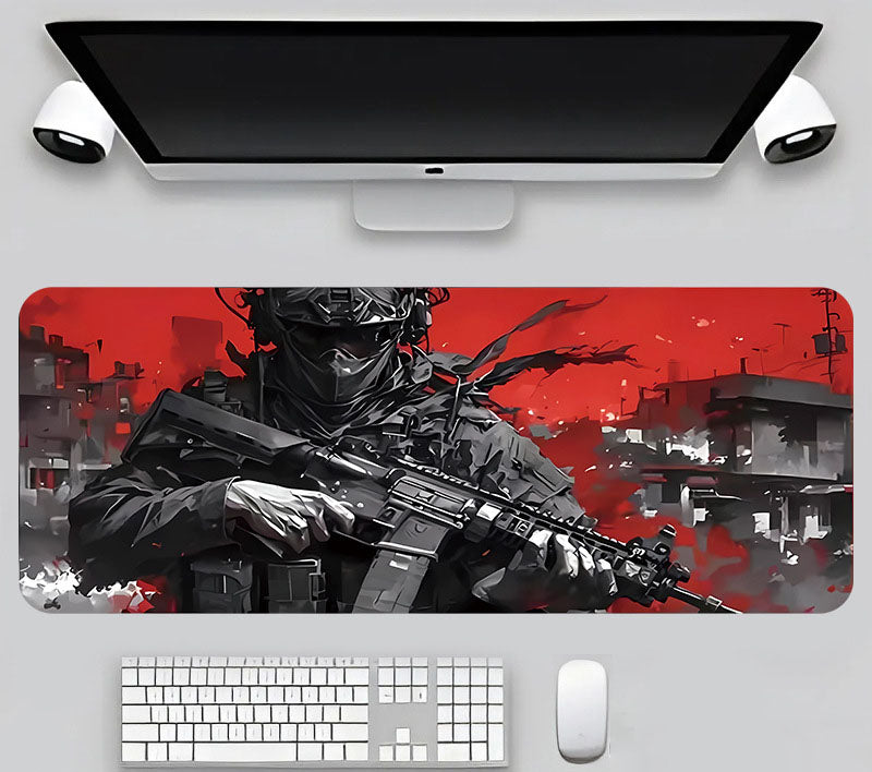 Top Seller!🎮 Gun Keyboard & Mouse Pad - Hot Deal💥