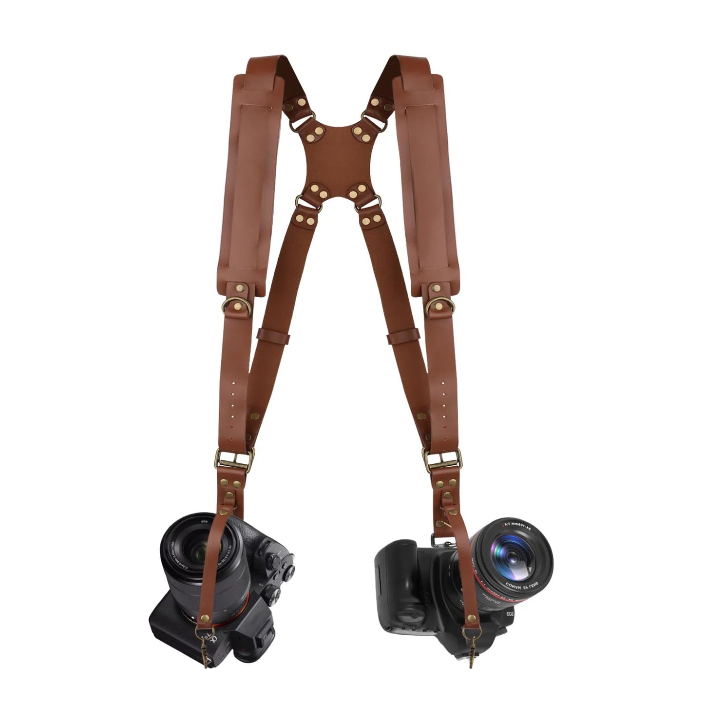 Camera double shoulder strap