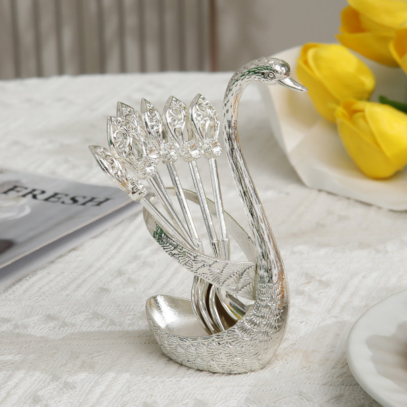 🦢Light Luxury Style Little Swan Spoon Set
