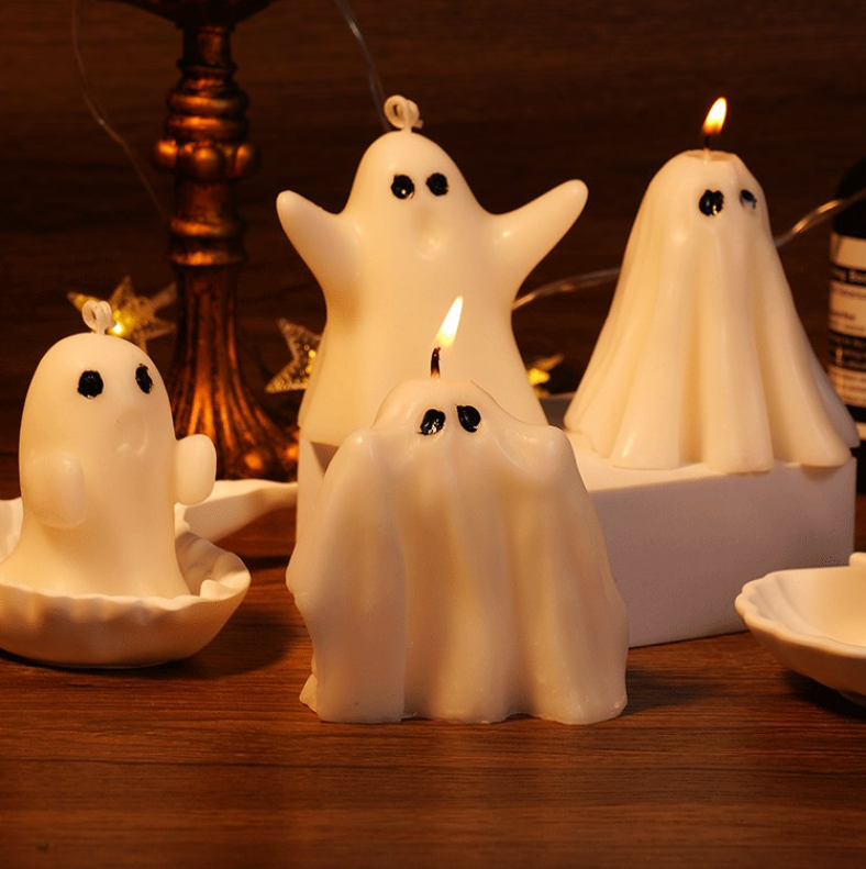 👻 Spooky & Sweet! Halloween Ghost Candles Are Here! 🕯️🎃