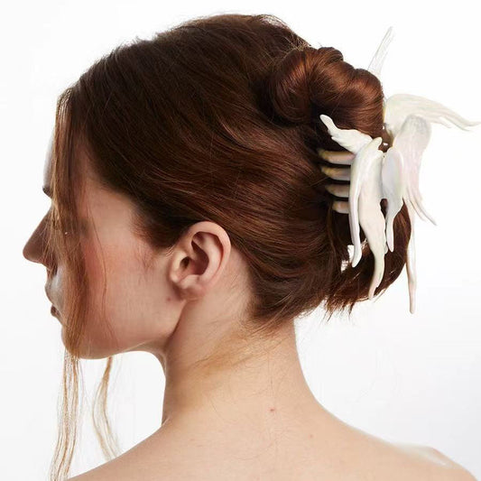 🖤 Edgy Chic! Rebel Angel Wings Hair Clip – Limited Stock! ⚡