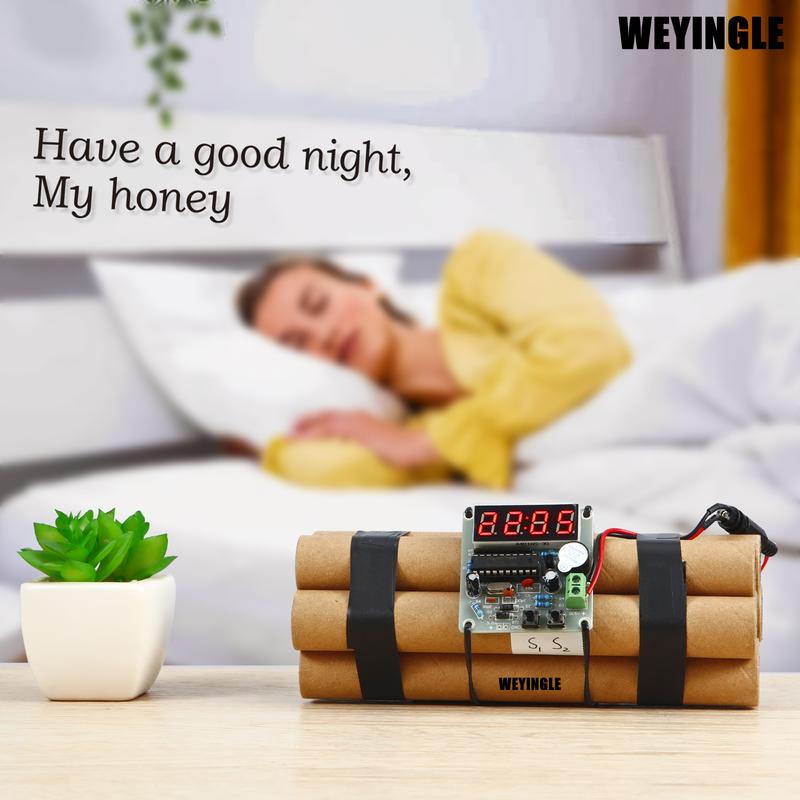 💥✨Boom! Style Meets Time – Dynamite Shaped Clock!⏰🔥