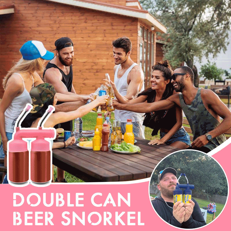 🔥 Double the Beer, Double the Fun! Beer Snorkel for Every Party! 🎊