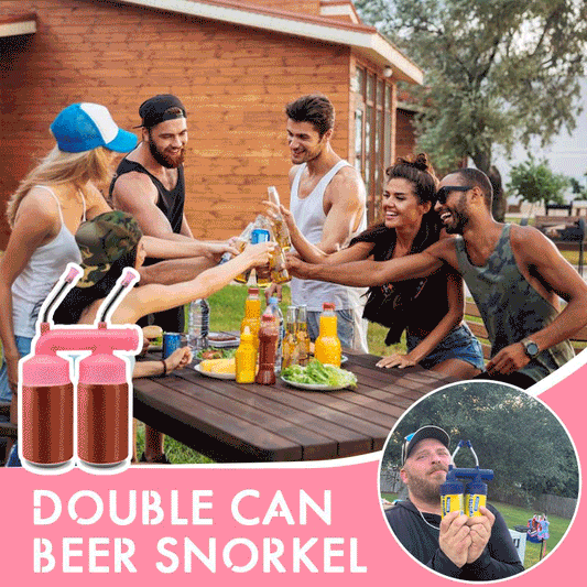 🔥 Double the Beer, Double the Fun! Beer Snorkel for Every Party! 🎊