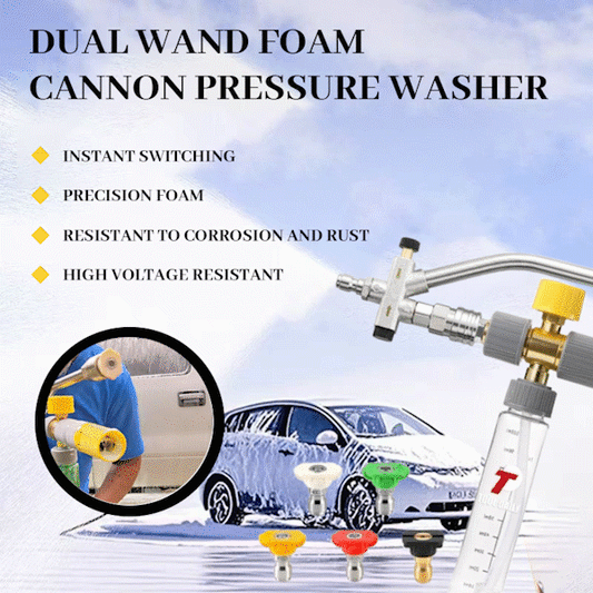 🚿Dual Wand Foam Cannon Pressure Washer