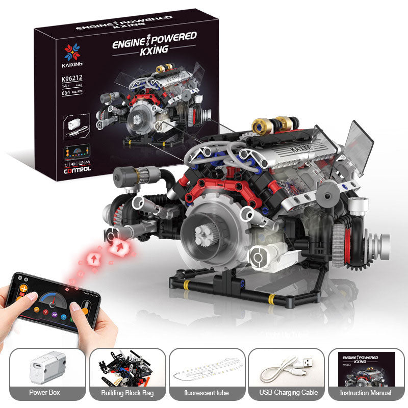 Assemble Dynamic Engine Building Block Toy