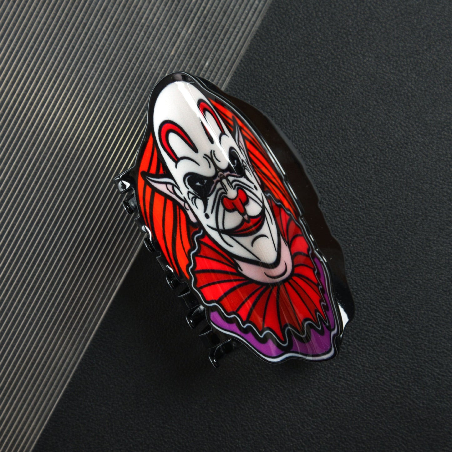 🧟‍♀️ Perfect for Halloween – Scream & Style with This Ghost Face Hair Clip! 🎉