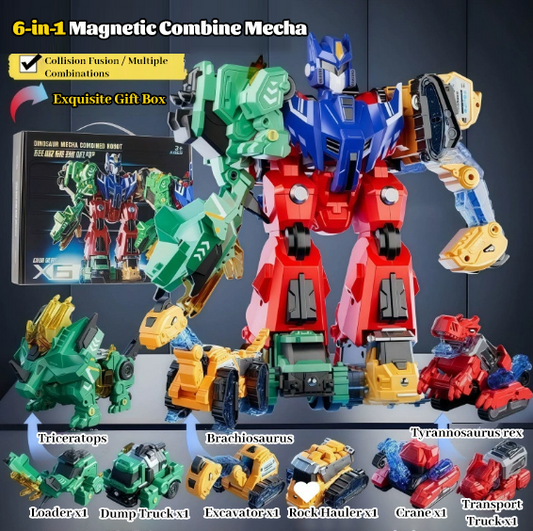 6-in-1 Magnetic Collision Deformation Toy