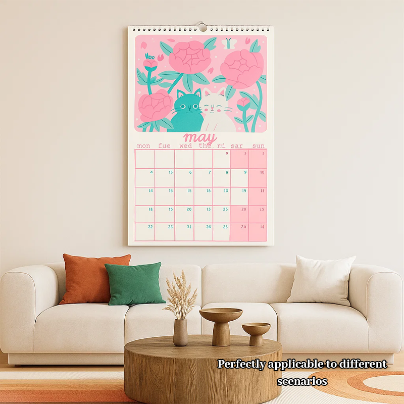 🐾 2026 Cat Calendar