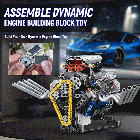 Assemble Dynamic Engine Building Block Toy