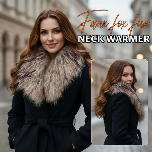 🦊 Faux Fox Fur Scarf - ❄️ The Perfect Blend of Elegance & Warmth