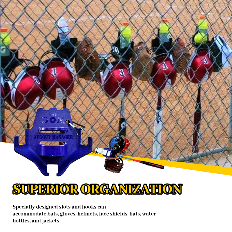⚾ Premiere Dugout Organizer - Heavy-Duty Baseball & Softball Equipment Organizer