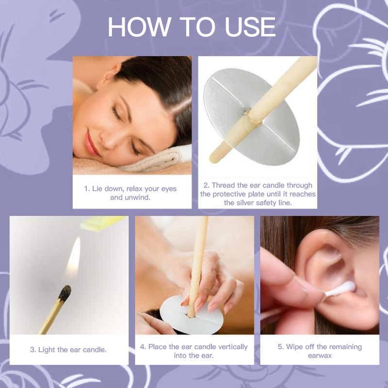 "Organic Ear Candles: Safe Wax Relief + Pressure Ease 🌿✨"