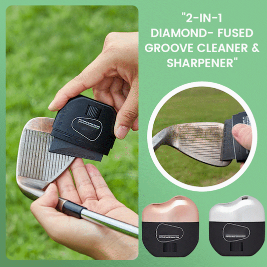 🏌️2-in-1 Diamond-Fused Groove Cleaner & Sharpener