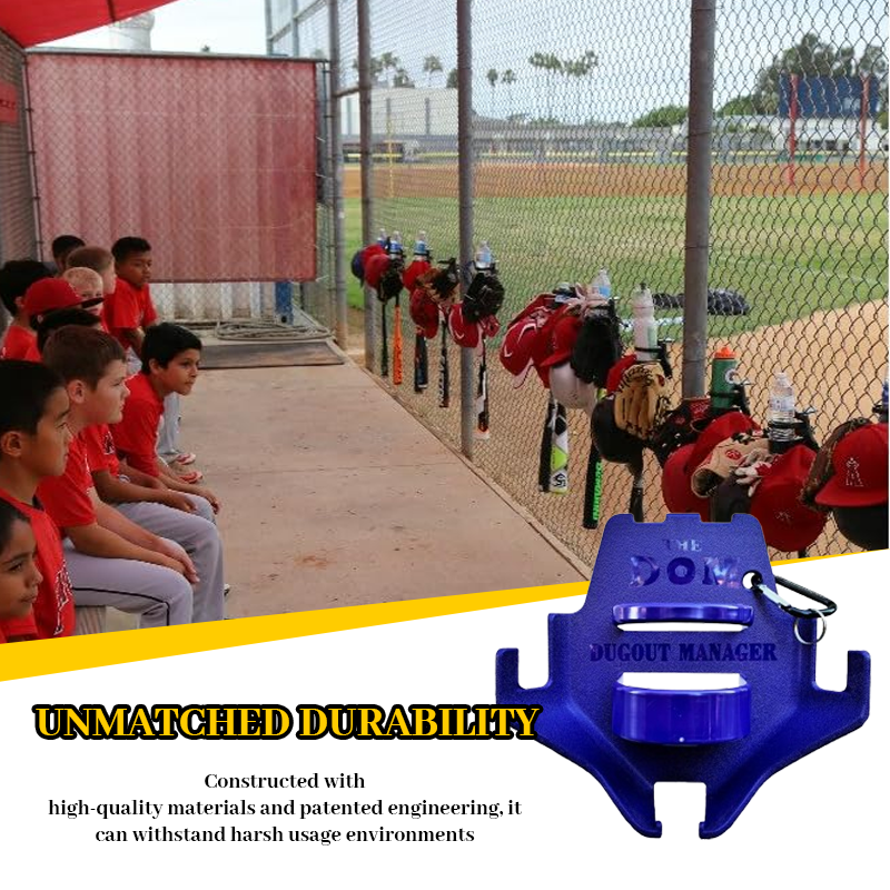 ⚾ Premiere Dugout Organizer - Heavy-Duty Baseball & Softball Equipment Organizer
