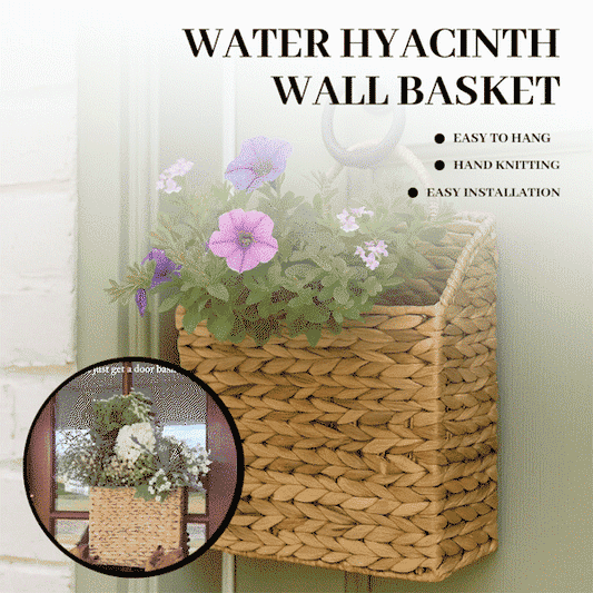🧺 Wall-mounted flower basket
