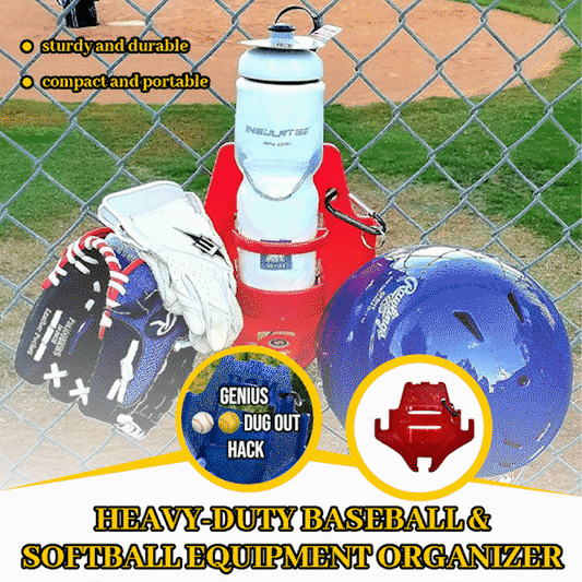 ⚾ Premiere Dugout Organizer - Heavy-Duty Baseball & Softball Equipment Organizer