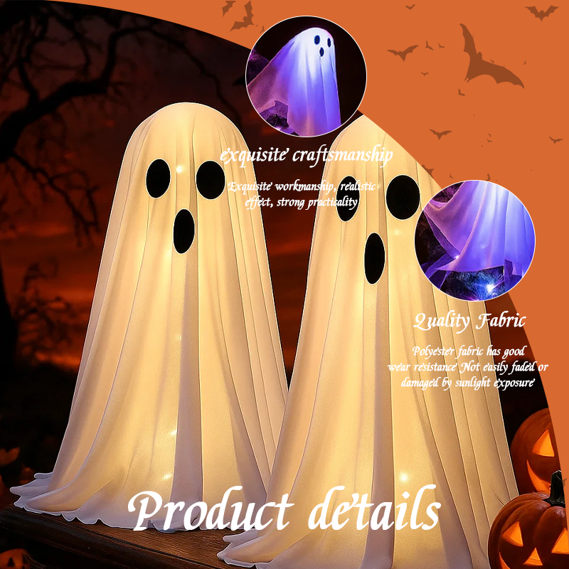 👻LED Glowing Halloween Ghost Stake Decor