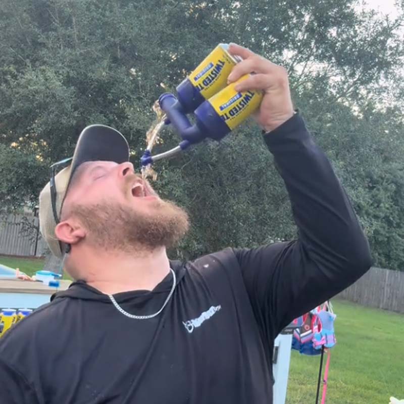 🔥 Double the Beer, Double the Fun! Beer Snorkel for Every Party! 🎊