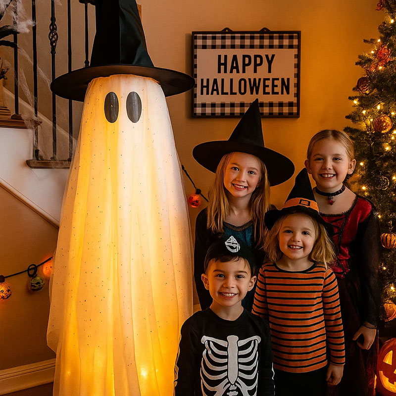 🎉 Halloween Hit! Ghost String Lights – Spooky Vibes Anywhere! 🕸️