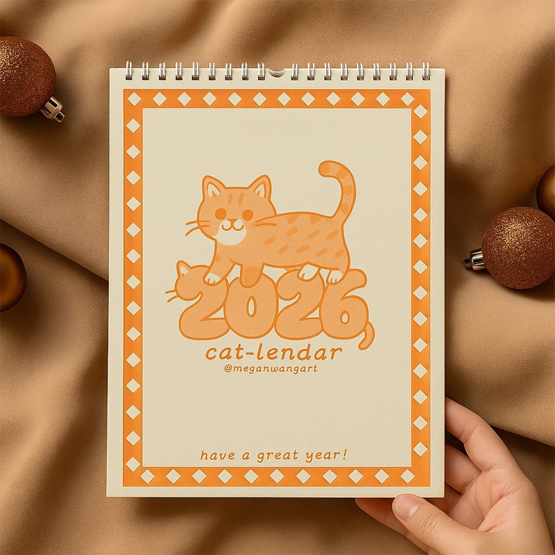 🐾 2026 Cat Calendar