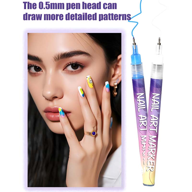 Fine Tips 3D Nail Art Pens