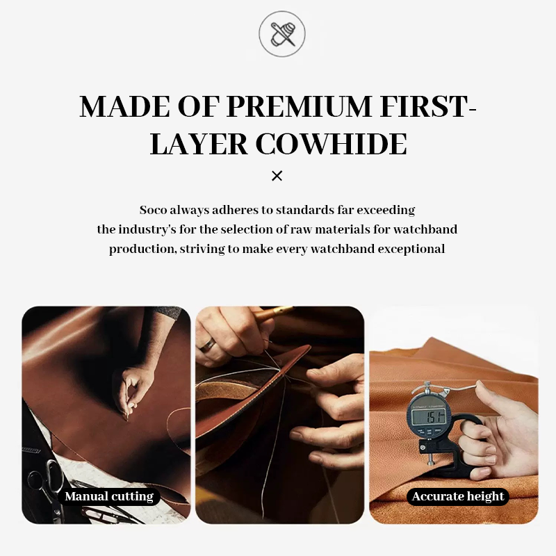 💀Retro punk studded skull leather watch strap⛓️