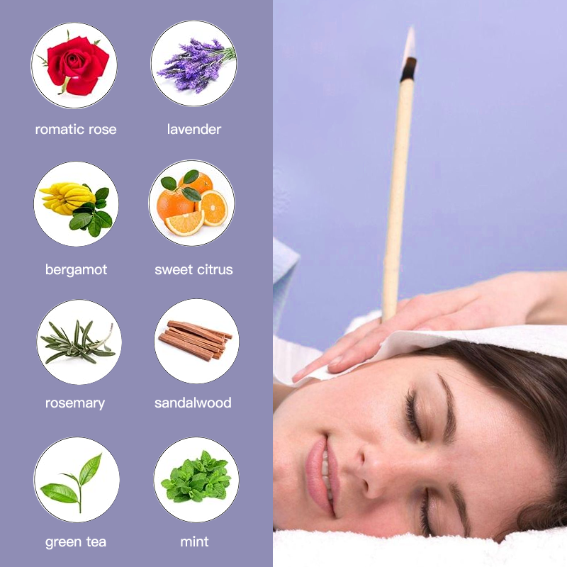 "Organic Ear Candles: Safe Wax Relief + Pressure Ease 🌿✨"