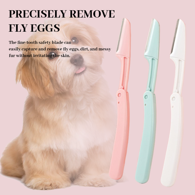 🪒 Specialized Pet Grooming Blade: The Ultimate Pet Grooming Tool for Fly Egg Removal! 🐎