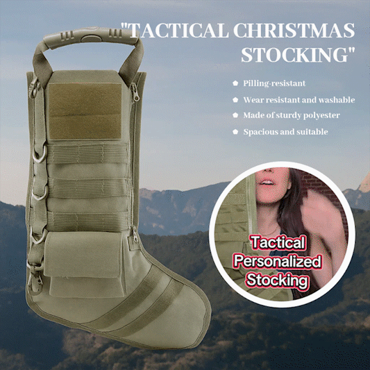 100% Handmade - Tactical Christmas Stocking