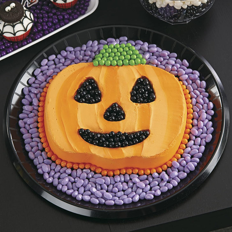 🎃 Hot Pick! 3D Carbon Steel Pumpkin Face Cake Pan – Spooky & Fun! 👻