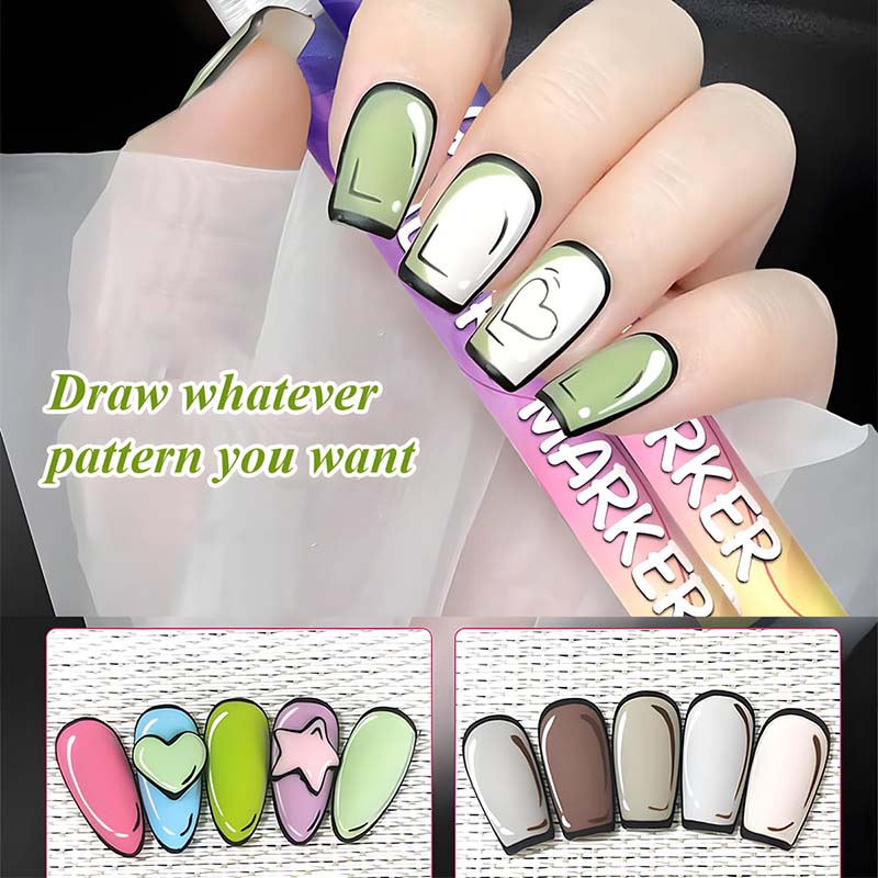 Fine Tips 3D Nail Art Pens