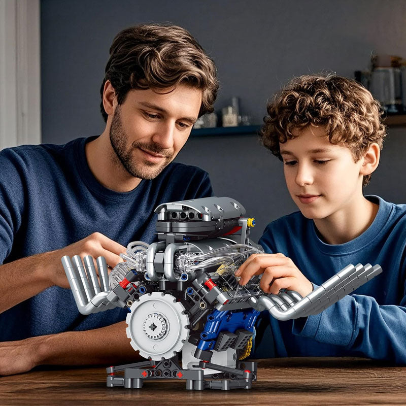Assemble Dynamic Engine Building Block Toy