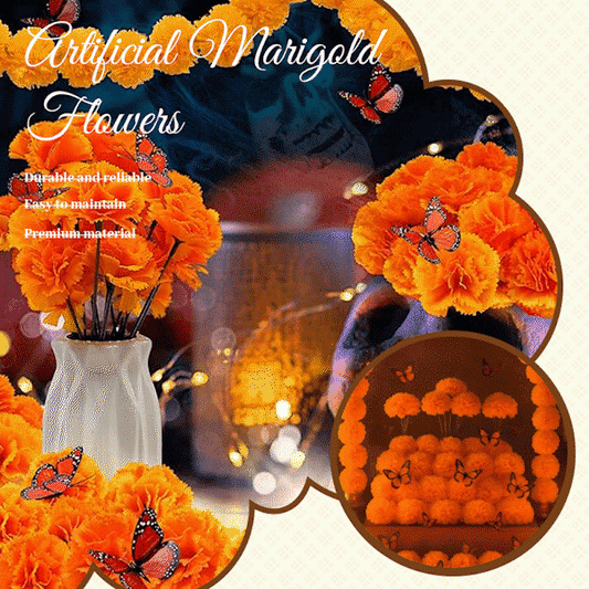 🌺Artificial Marigold Flowers