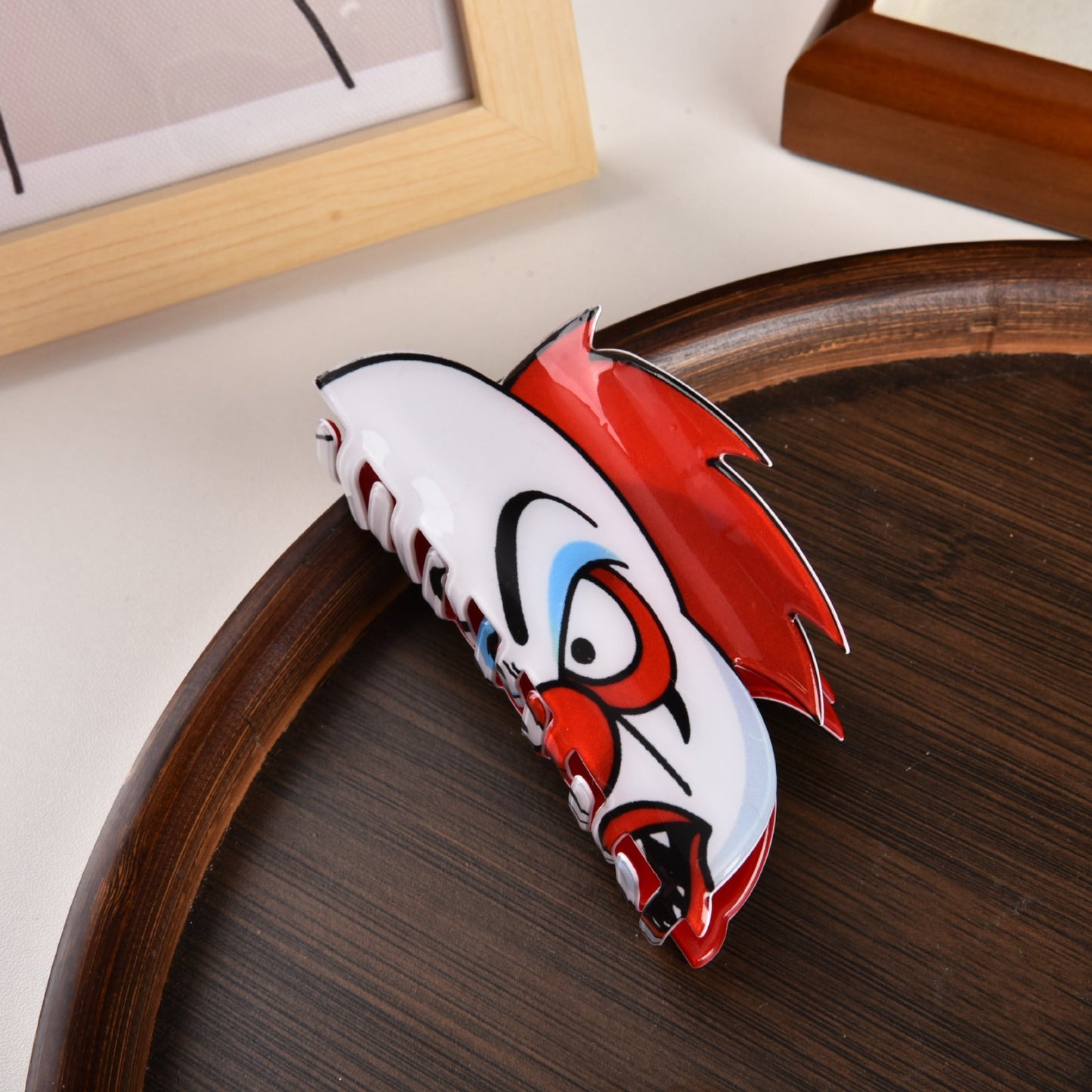 🧟‍♀️ Perfect for Halloween – Scream & Style with This Ghost Face Hair Clip! 🎉