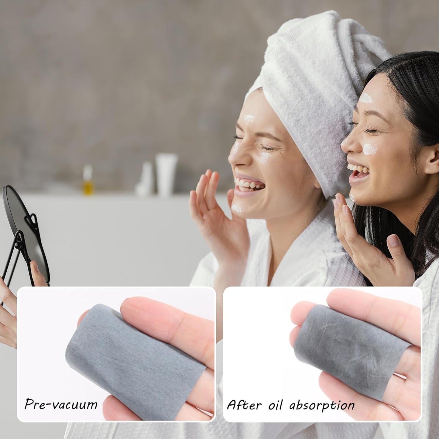 🚨Trending!Buy 1 Get 1 Free💖 Portable Blotting Paper Set  – Fresh Face Anywhere! 👜