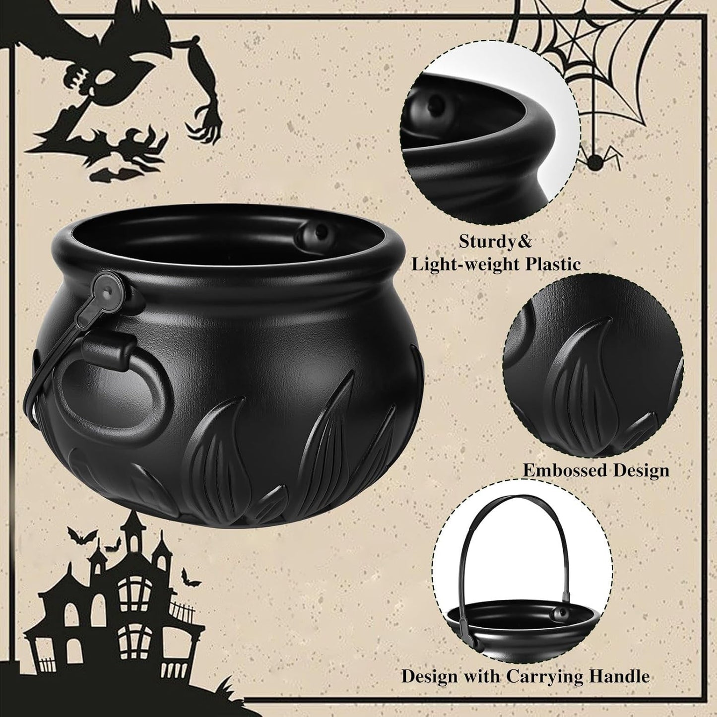 ✨ Must-Have! Floating Potion Bottles & Witchy Cauldron 🎃