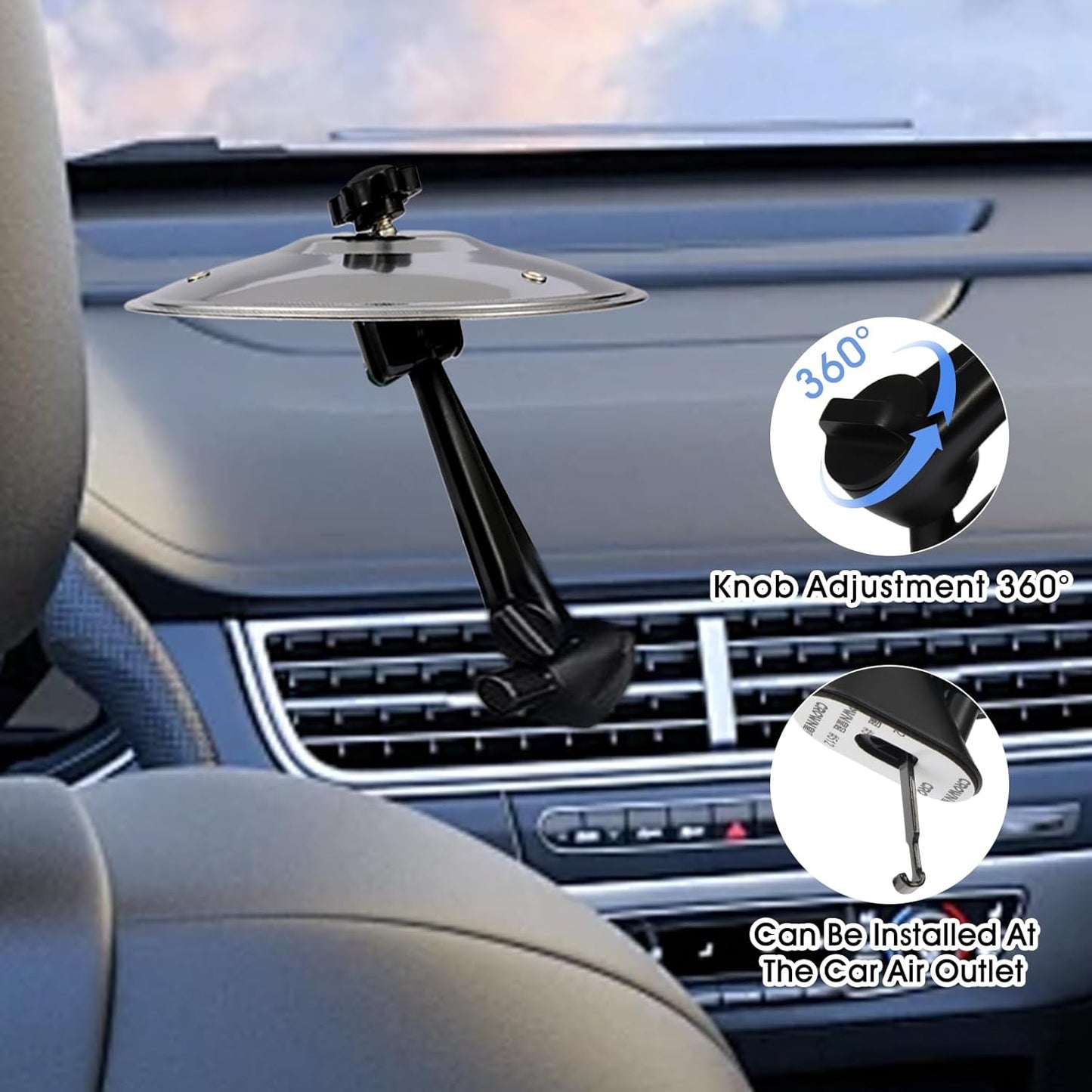 🎶 2025 New Car Crash Cymbal Air Vent: Mini Drum Cymbal for Ultimate Driving Fun!🥁🚗
