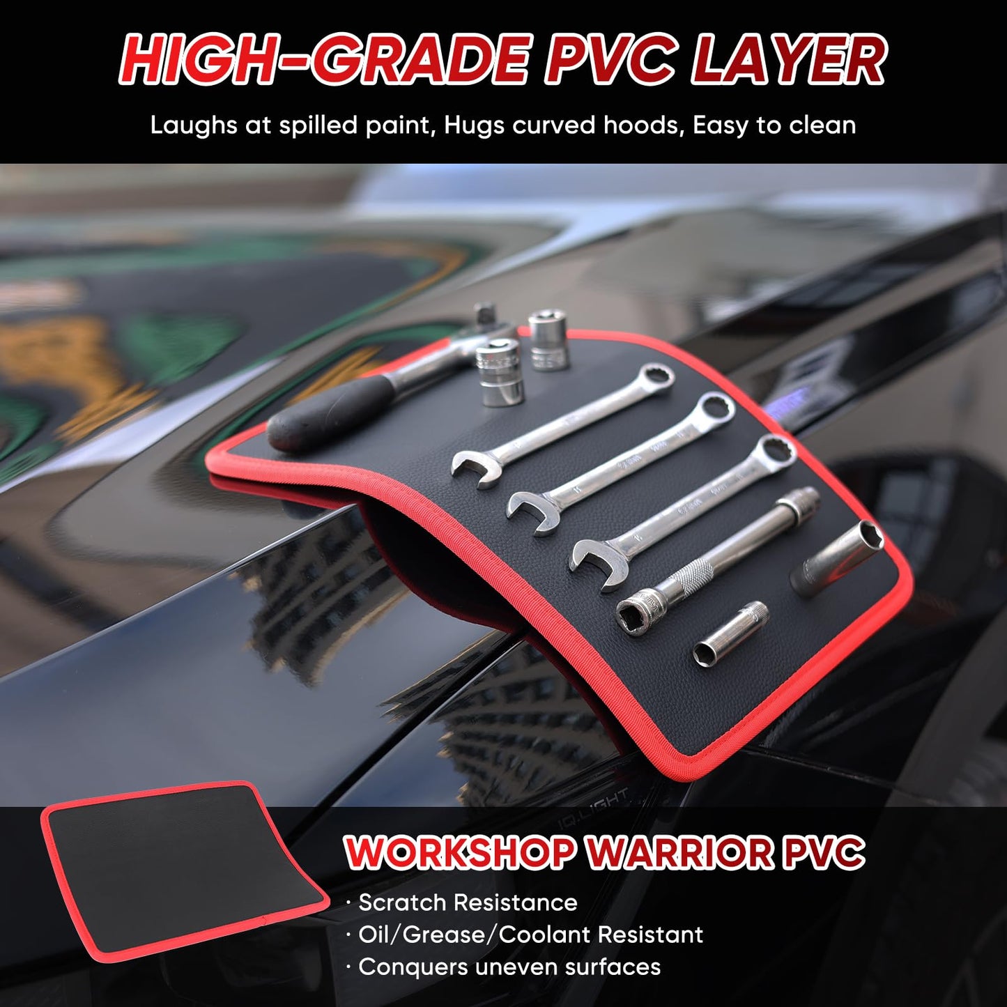 🧲 Double-sided Magnetic Leather Pad
