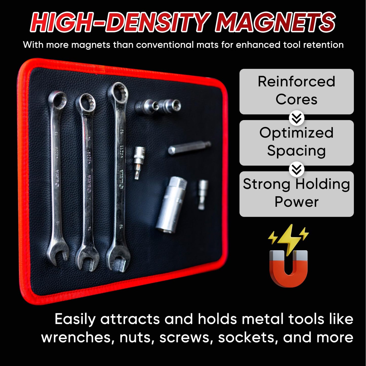 🧲 Double-sided Magnetic Leather Pad