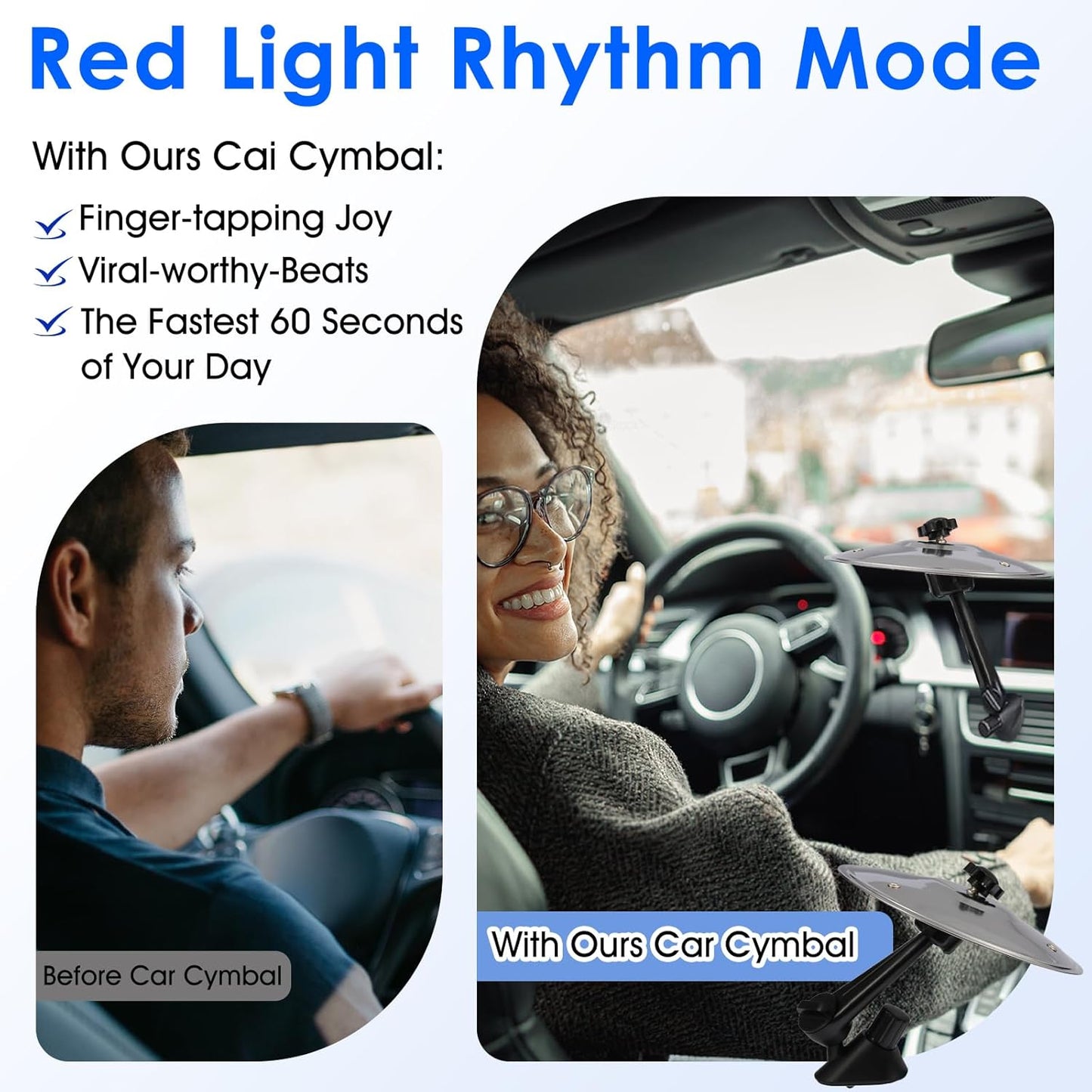 🎶 2025 New Car Crash Cymbal Air Vent: Mini Drum Cymbal for Ultimate Driving Fun!🥁🚗