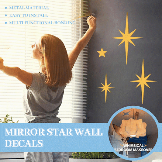 ✨ Mirror Star Wall Decals