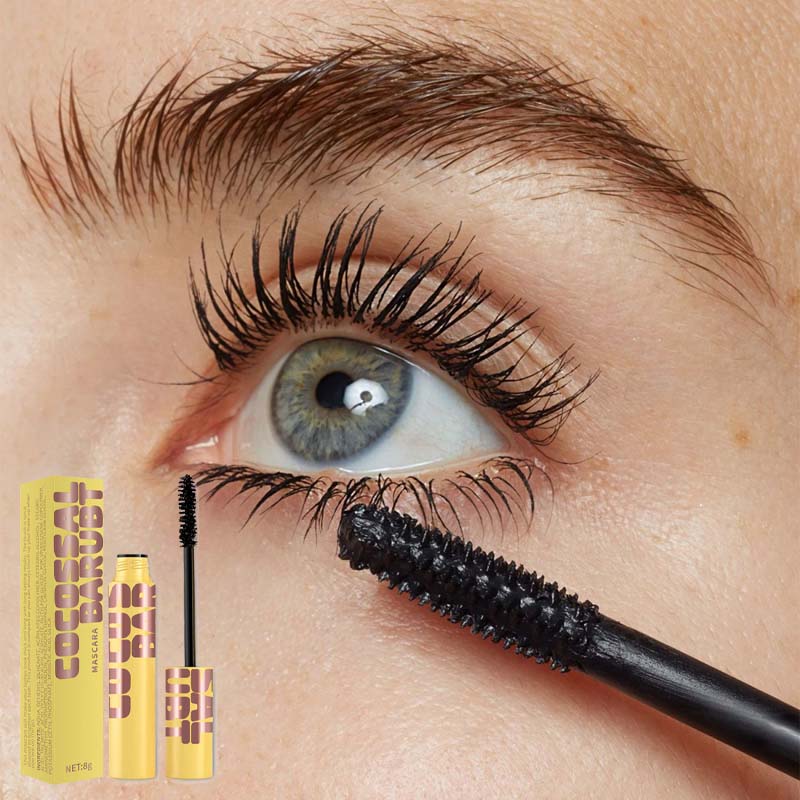 🌸 Bubble Mascara｜Thick and curled, one stroke for vibrant color!