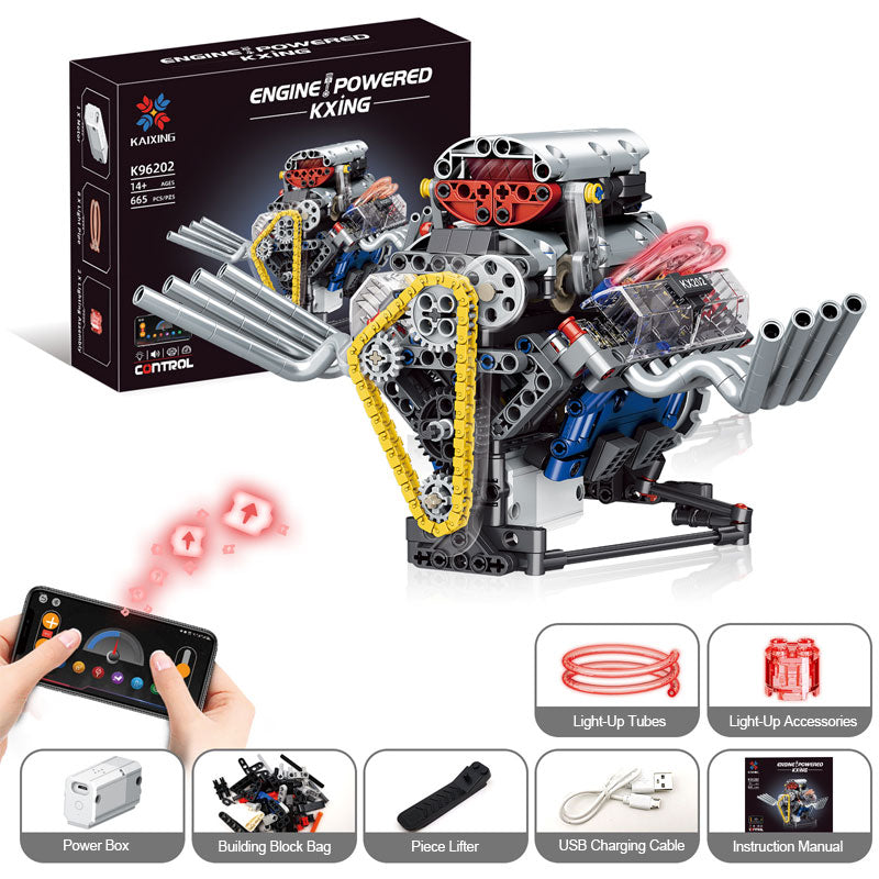 Assemble Dynamic Engine Building Block Toy